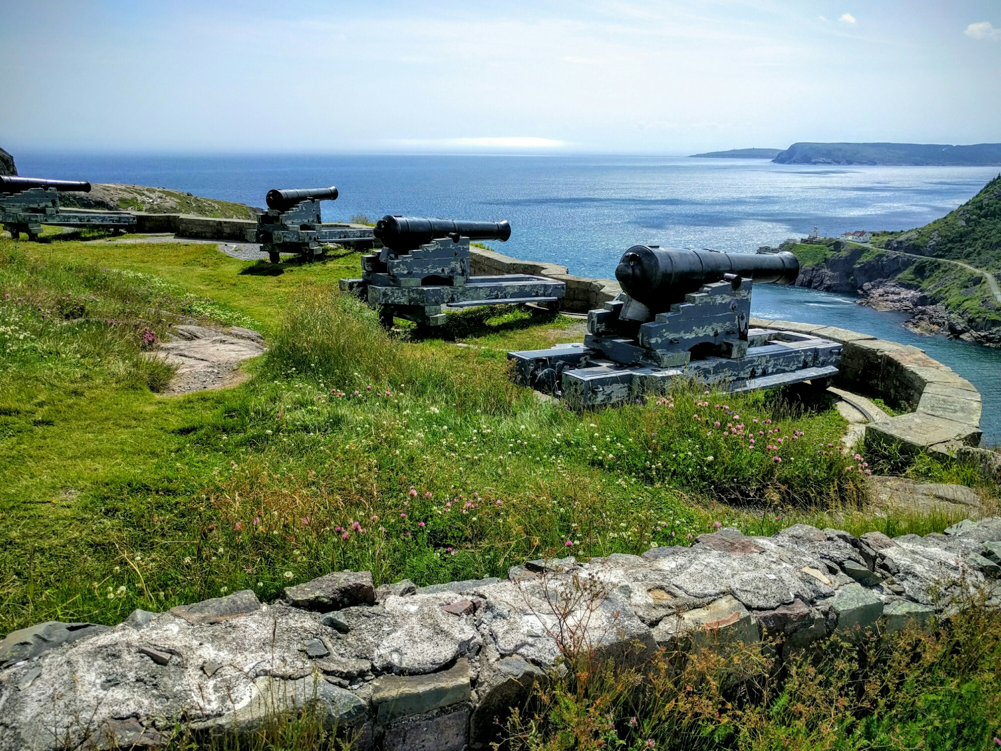 Fortifications atop Signal Hill