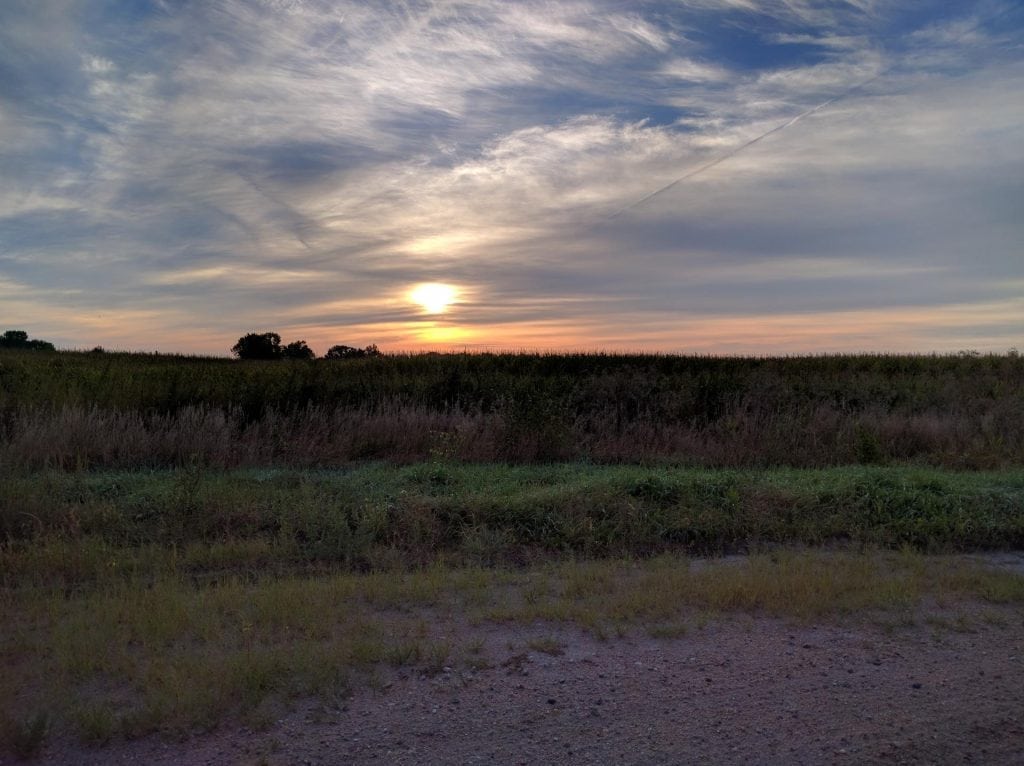 Sunrise in Cozad, Nebraska