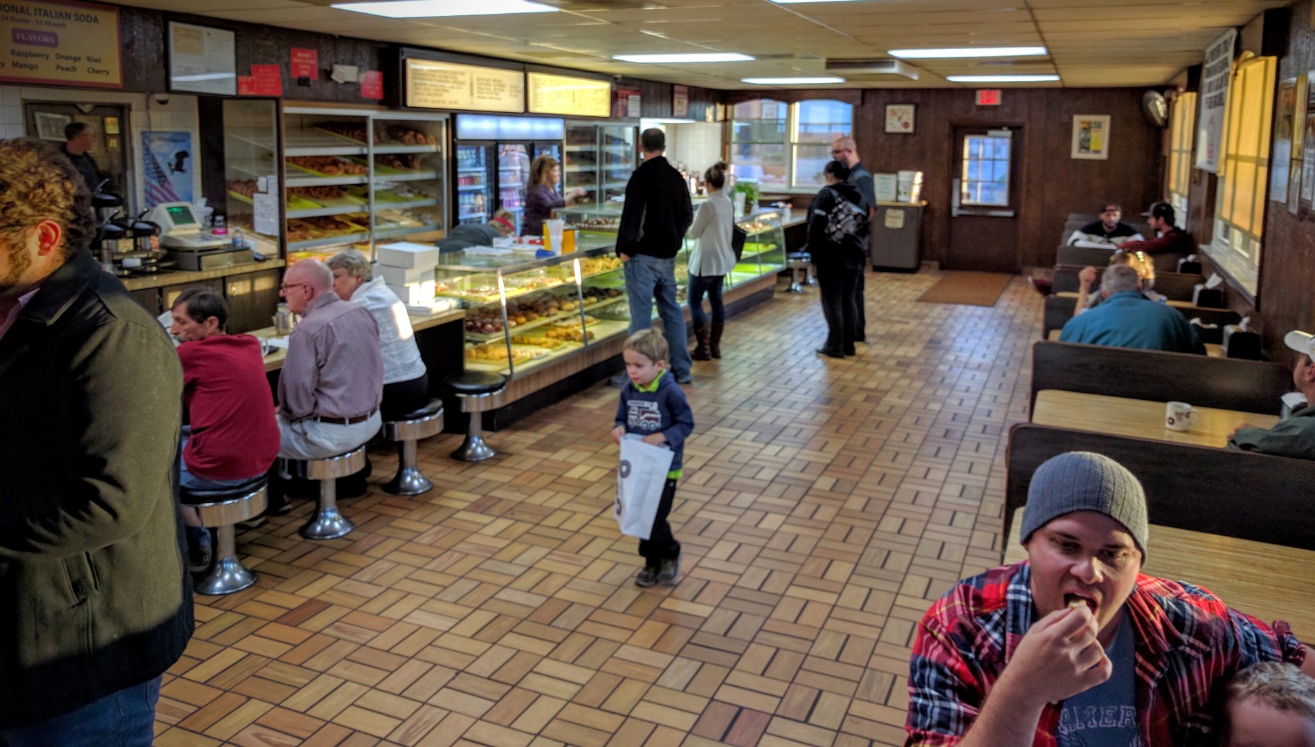 Bill's Donuts is always busy