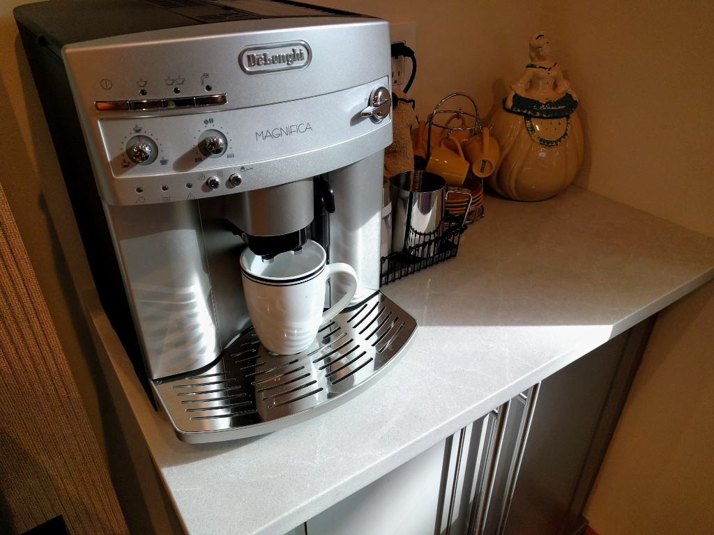 Coffee station, now with more coffee.