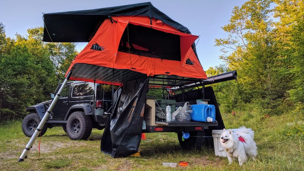 Fletcher with the expedition rig