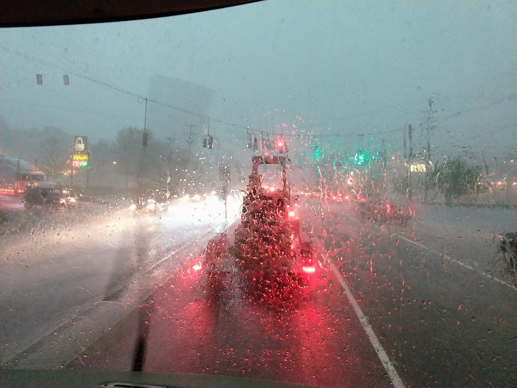 Driving Through a Tornado