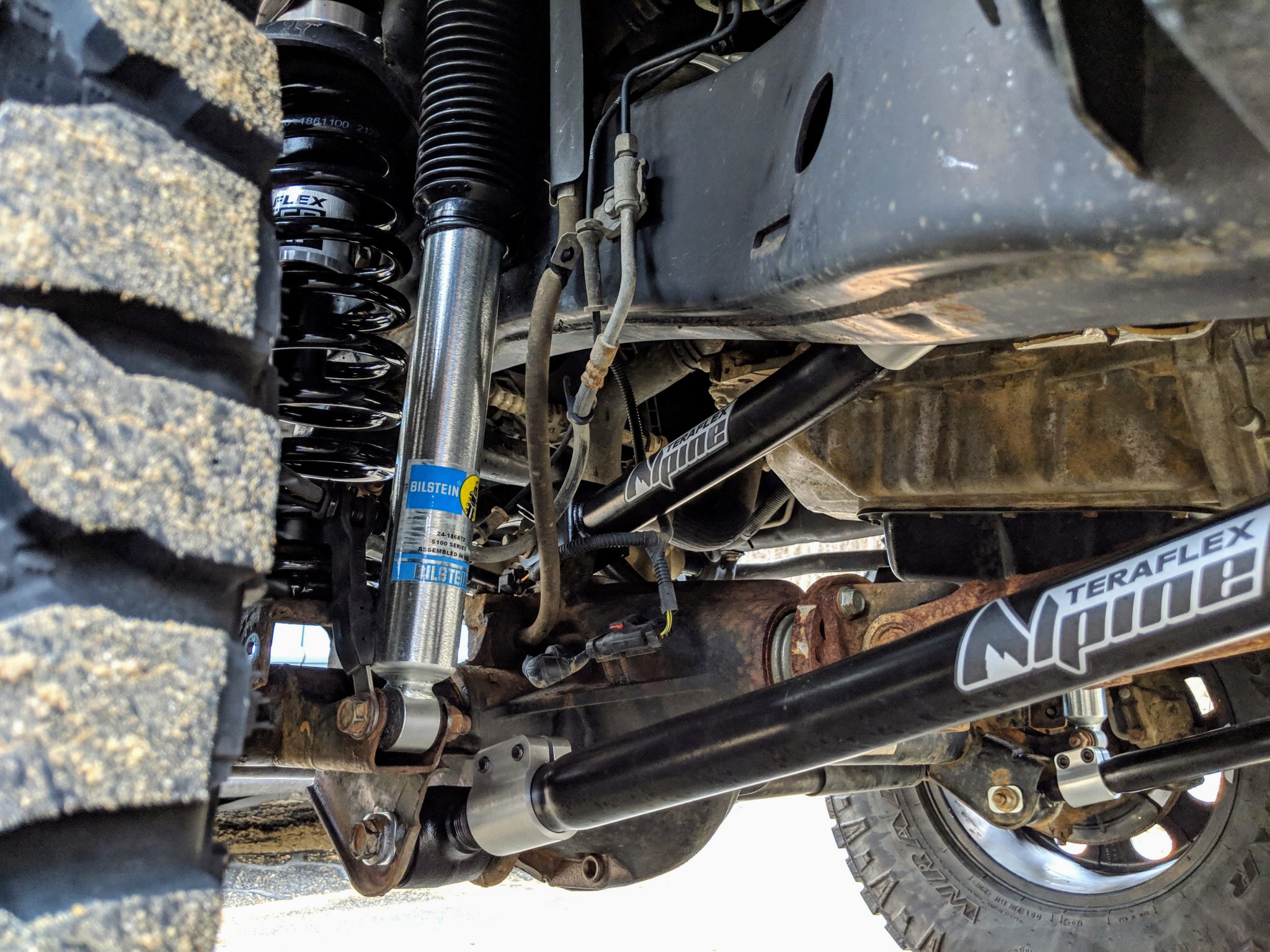 Bilstein shocks to smooth out the ride.