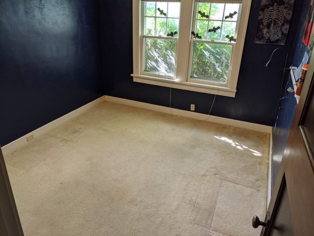 Studio carpet BEFORE