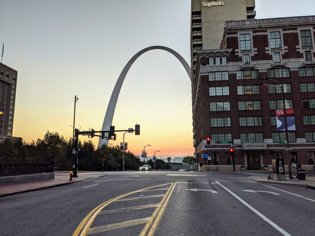 The Arch at sunrise