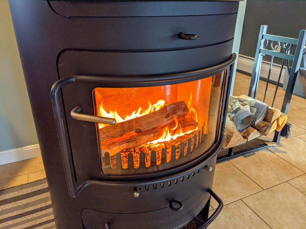 The beloved wood stove