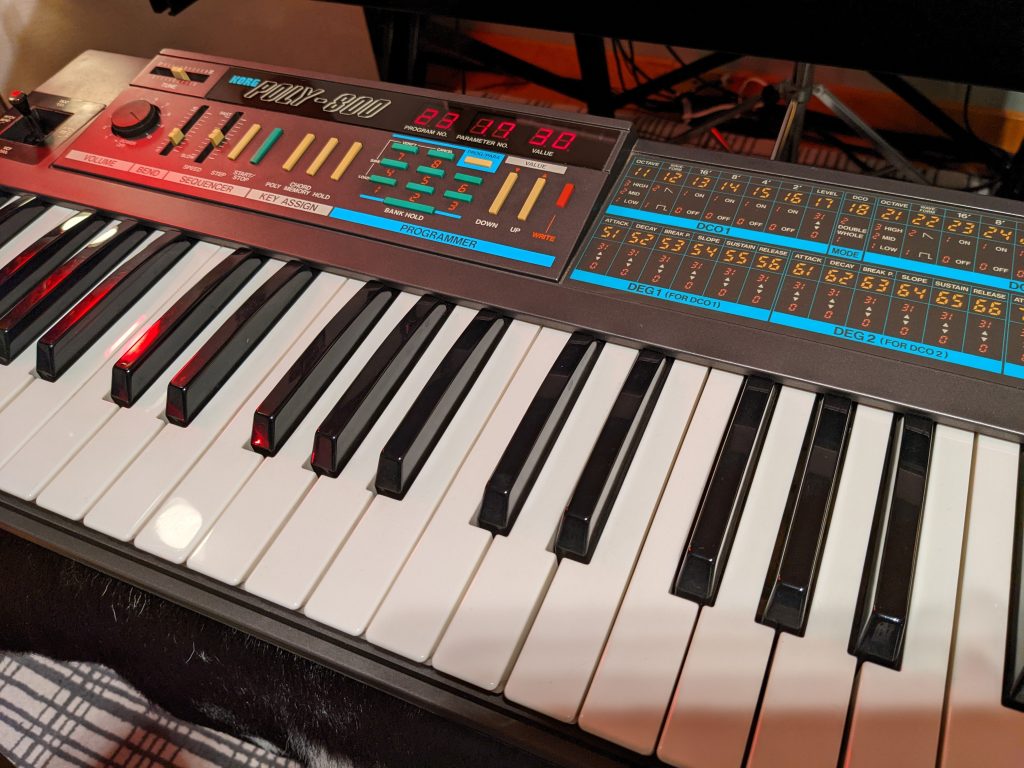 Korg Poly-800 synthesizer