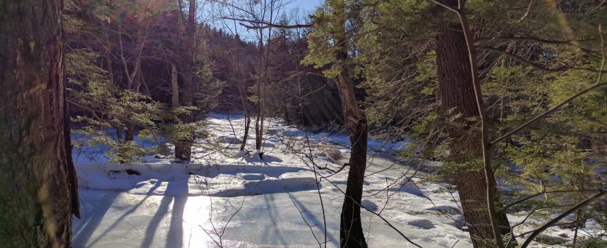 Beebe River On Ice